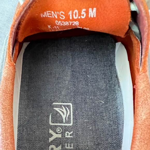 Sperry Salt stained orange boat shoe - Picture 2 of 2